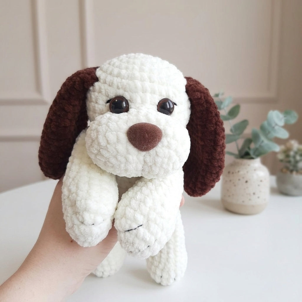 Free Puppy Crochet Pattern, Cute Dog Amigurumi PDF Tutorial, Plush Toy Digital Download
