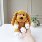 Free Puppy Crochet Pattern, Cute Dog Amigurumi PDF Tutorial, Plush Toy Digital Download