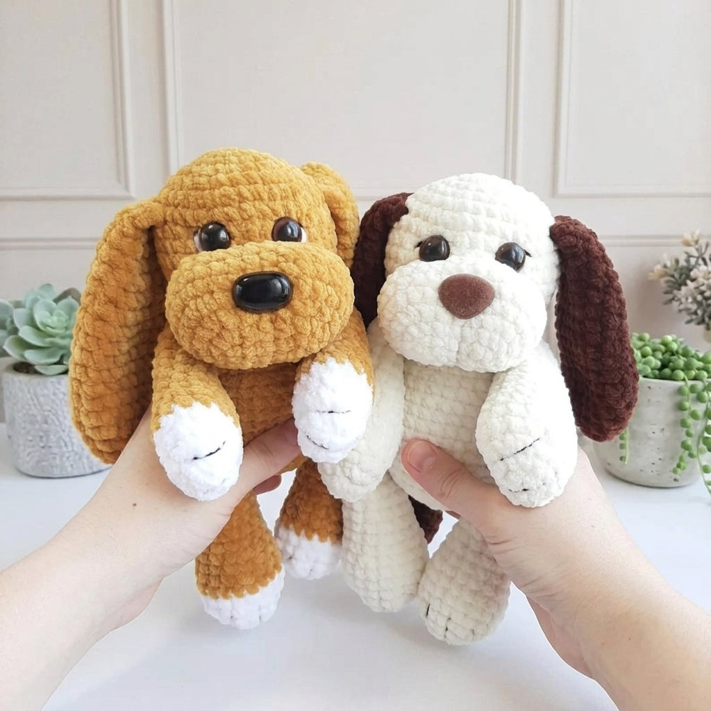 Free Puppy Crochet Pattern, Cute Dog Amigurumi PDF Tutorial, Plush Toy Digital Download