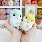 Mini Hamster Crochet Pattern, Kawaii Plush Amigurumi PDF Free Gift