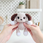 Free Mini Puppy Crochet Pattern, Cute Dog Amigurumi Plush PDF Download