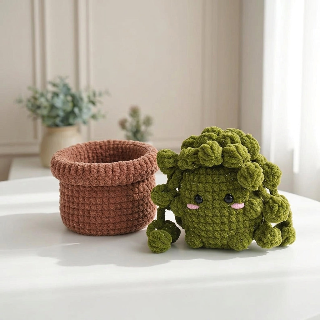Free Crochet Pattern Bundle: 9 Cute Amigurumi Animal & Plant PDF Charts