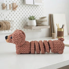 Dachshund Puppy Crochet Pattern, Springy Dog Amigurumi PDF Free Gift