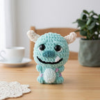 Cute Monster Crochet Pattern, Kawaii Plush Amigurumi PDF Free Gift