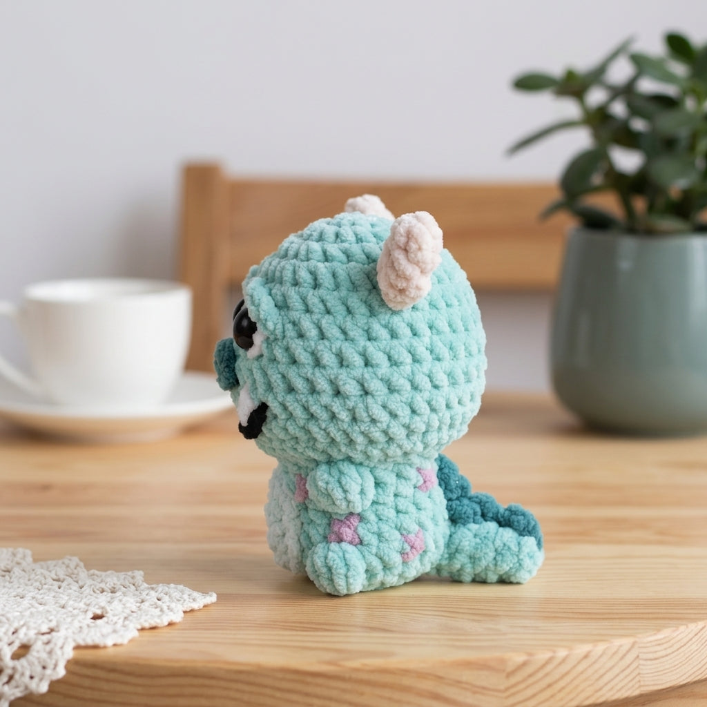 Cute Monster Crochet Pattern, Kawaii Plush Amigurumi PDF Free Gift