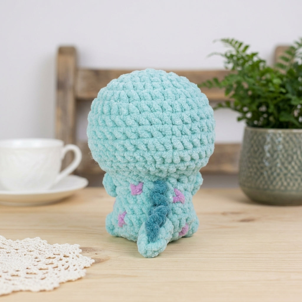 Cute Monster Crochet Pattern, Kawaii Plush Amigurumi PDF Free Gift