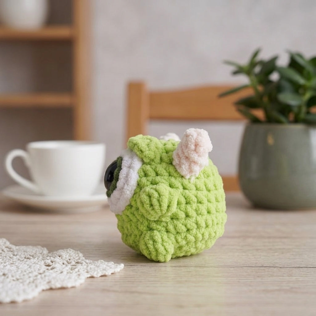 Cute Monster Crochet Pattern, Kawaii Plush Amigurumi PDF Free Gift