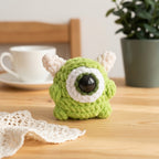 Cute Monster Crochet Pattern, Kawaii Plush Amigurumi PDF Free Gift