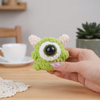 Cute Monster Crochet Pattern, Kawaii Plush Amigurumi PDF Free Gift