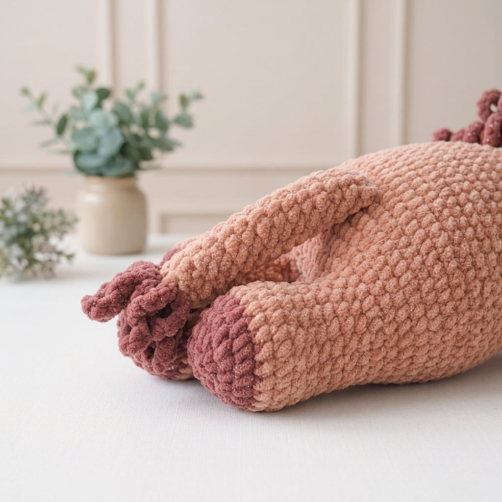 Highland Cow Crochet Pattern, Cute Farm Animal Amigurumi PDF Free Gift