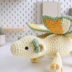 Fairy Dragon Crochet Pattern, Cute Butterfly Flower Dragon PDF Free Gift