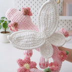 Fairy Dragon Crochet Pattern, Cute Butterfly Flower Dragon PDF Free Gift