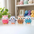 Mini Owl Amigurumi Crochet Pattern, Kawaii Bird Plush PDF Free Gift