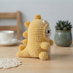 Dinosaur Cat Crochet Pattern PDF, Dino Kitty Amigurumi, Cute Cat in Dinosaur Costume