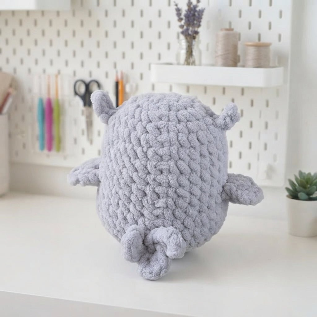 Cuddly Owl Crochet Pattern, Easy No-Sew Bird Amigurumi PDF Free Gift