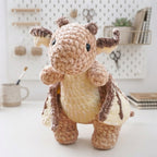 Free Small Rosie Dragon Crochet Pattern, Cute Fantasy Amigurumi PDF Download