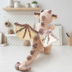 Free Small Rosie Dragon Crochet Pattern, Cute Fantasy Amigurumi PDF Download
