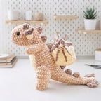 Free Small Rosie Dragon Crochet Pattern, Cute Fantasy Amigurumi PDF Download