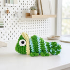 Free Mini Chameleon Crochet Pattern, Colorful Amigurumi Plush PDF Download