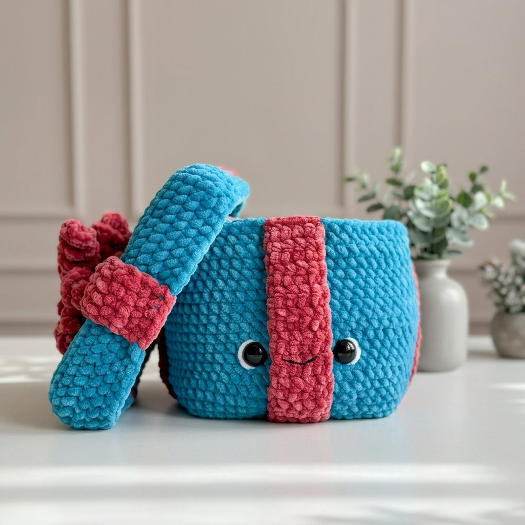 Free Christmas Present Crochet Pattern, Big & Mini Gift Box Amigurumi PDF Download