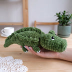 Free Crocodile Crochet Pattern, Cute Plush Alligator Amigurumi Tutorial, Chenille Animal Crochet Pattern