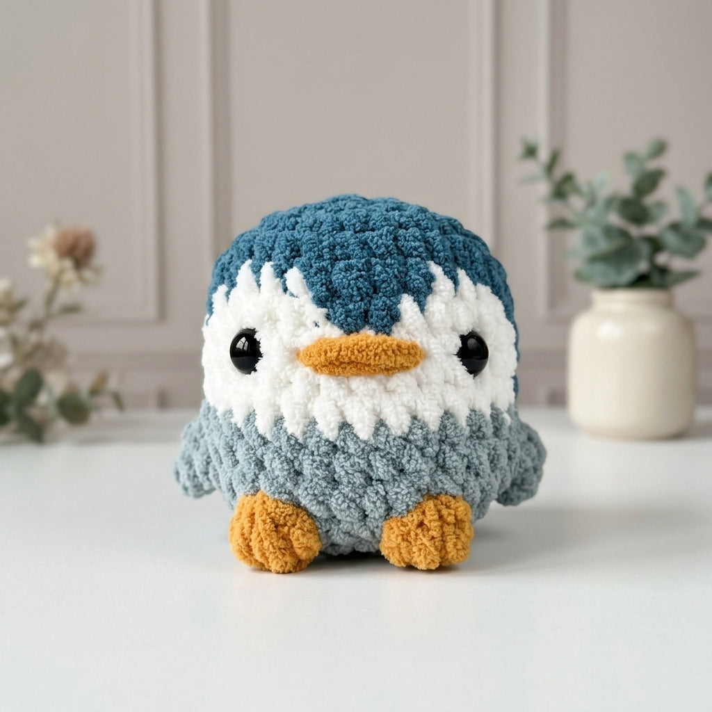 Potato Penguin and Yaca Yeti Crochet Pattern, Cute No-Sew Chunky Amigurumi Ideas