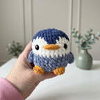 Potato Penguin and Yaca Yeti Crochet Pattern, Cute No-Sew Chunky Amigurumi Ideas