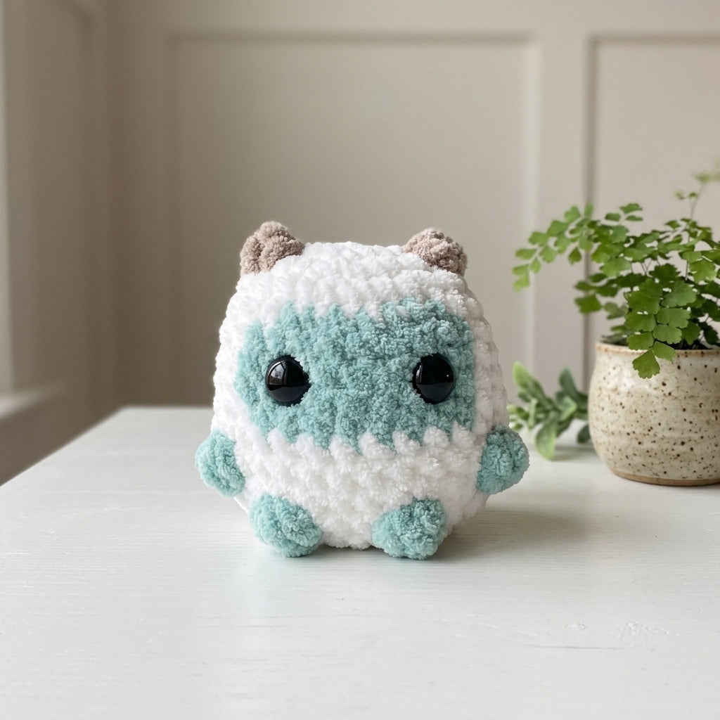 Potato Penguin and Yaca Yeti Crochet Pattern, Cute No-Sew Chunky Amigurumi Ideas