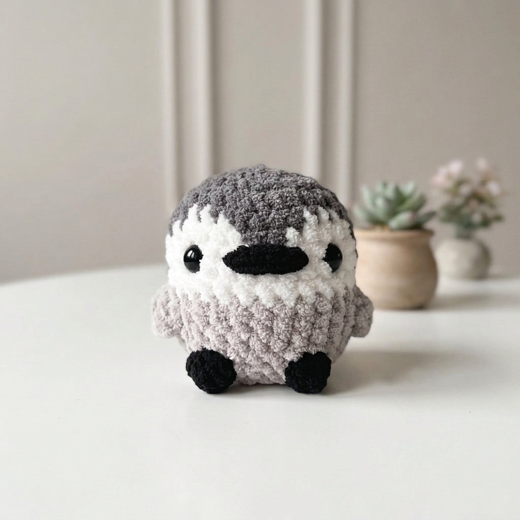 Potato Penguin and Yaca Yeti Crochet Pattern, Cute No-Sew Chunky Amigurumi Ideas