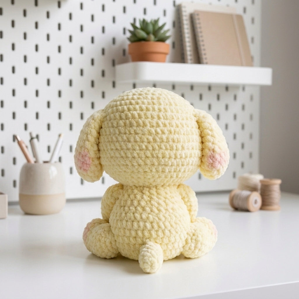 Cute Poodle Puppy Crochet Pattern PDF – Amigurumi Dog Plush
