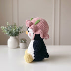 Flower Penguin Crochet Pattern PDF, Cute Penguin Amigurumi Plush