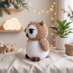 Amigurumi Owl Crochet Pattern PDF – Cute Plush Woodland Bird