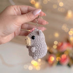 Capybara Keychain Crochet Pattern Bundle – 3 Mini Amigurumi Bag Charm PDF Patterns
