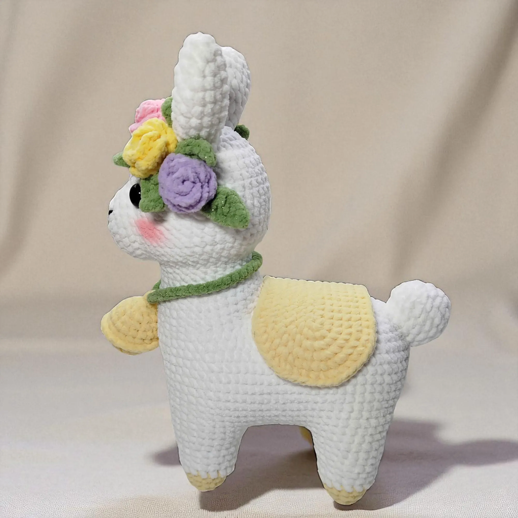 Llama Crochet Pattern PDF: Amigurumi Plush Toy Tutorial (English US Terms)