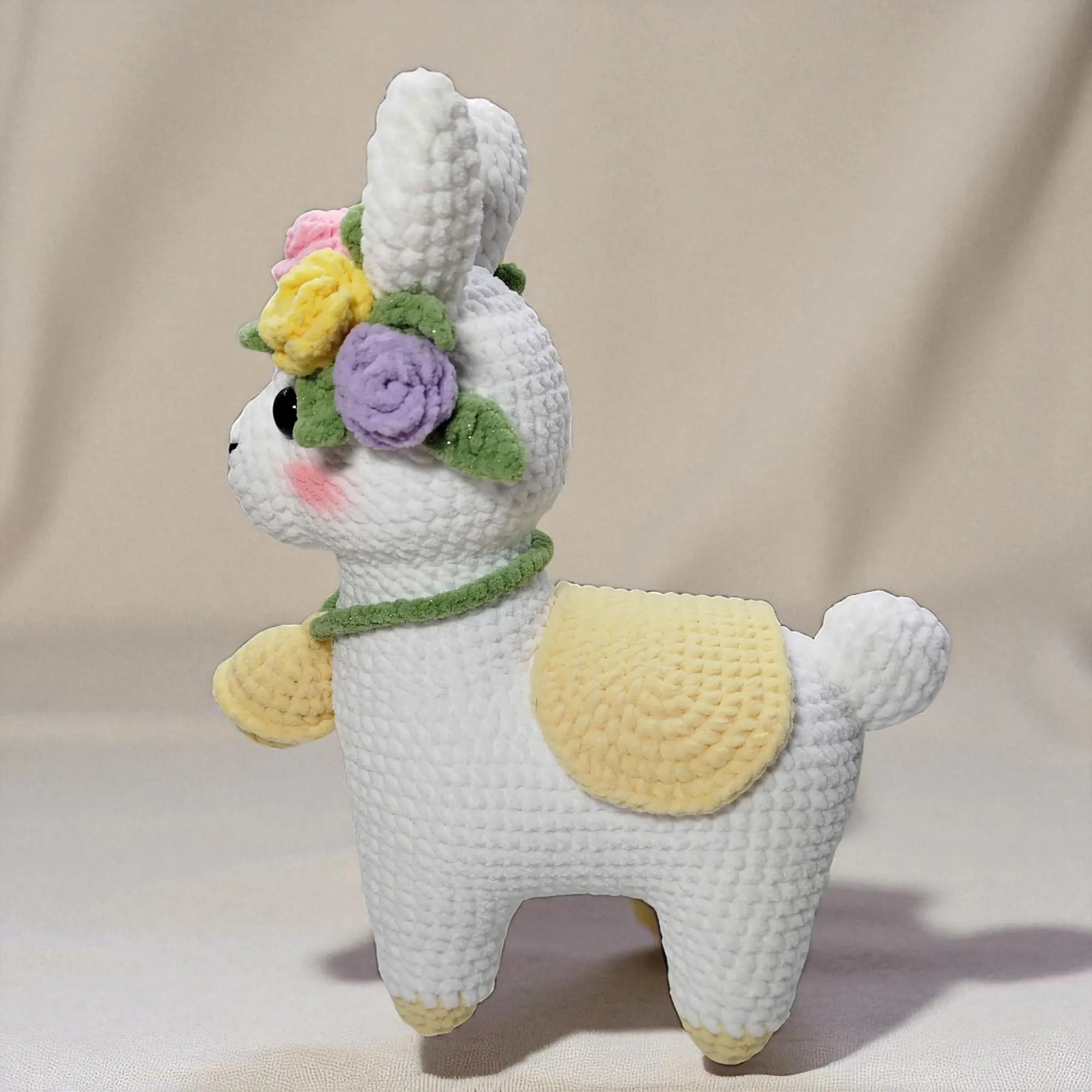 Llama Crochet Pattern PDF: Amigurumi Plush Toy Tutorial (English US Terms)
