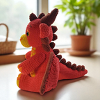 Amigurumi Dragon Crochet Pattern PDF – DIY Plush Tutorial – Digital Download Tutorial