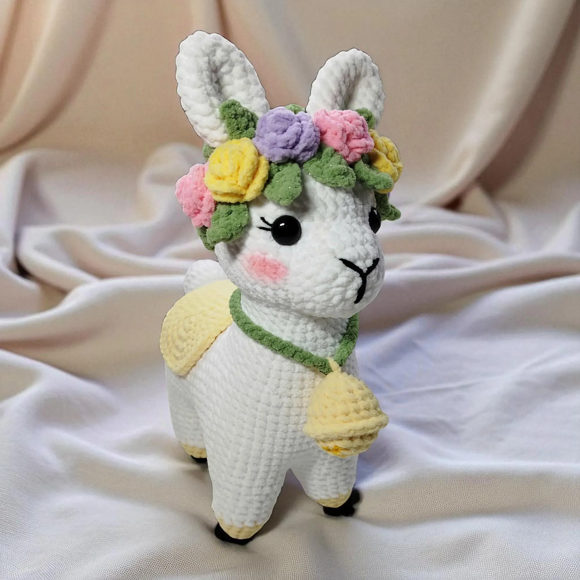 Llama Crochet Pattern PDF: Amigurumi Plush Toy Tutorial (English US Terms)