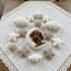 Personalized Dog Crochet Baby Mobile, Custom Color Nursery Decor
