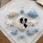 Personalized Dog Crochet Baby Mobile, Custom Color Nursery Decor