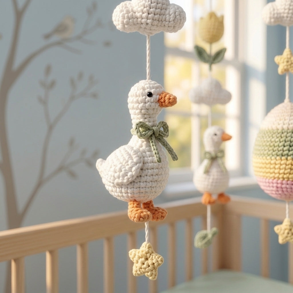 Spring Silly Goose Baby Mobile