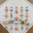 Ocean Animal Felt Baby Mobile, Choose 5 Sea Animals