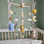 Crochet Golf Safari Baby Mobile, Golf Club Nursery Hanging, Baby Shower Gift for Boy or Girl Room