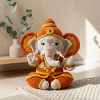 Ganesha Crochet Pattern, Elephant God Amigurumi, Hindu Crochet Doll