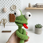 Long Neck Animal Crochet Pattern Bundle PDF, Pig Frog Giraffe Sheep Duck Amigurumi, Funny Stuffed Animal Patterns, Digital Download