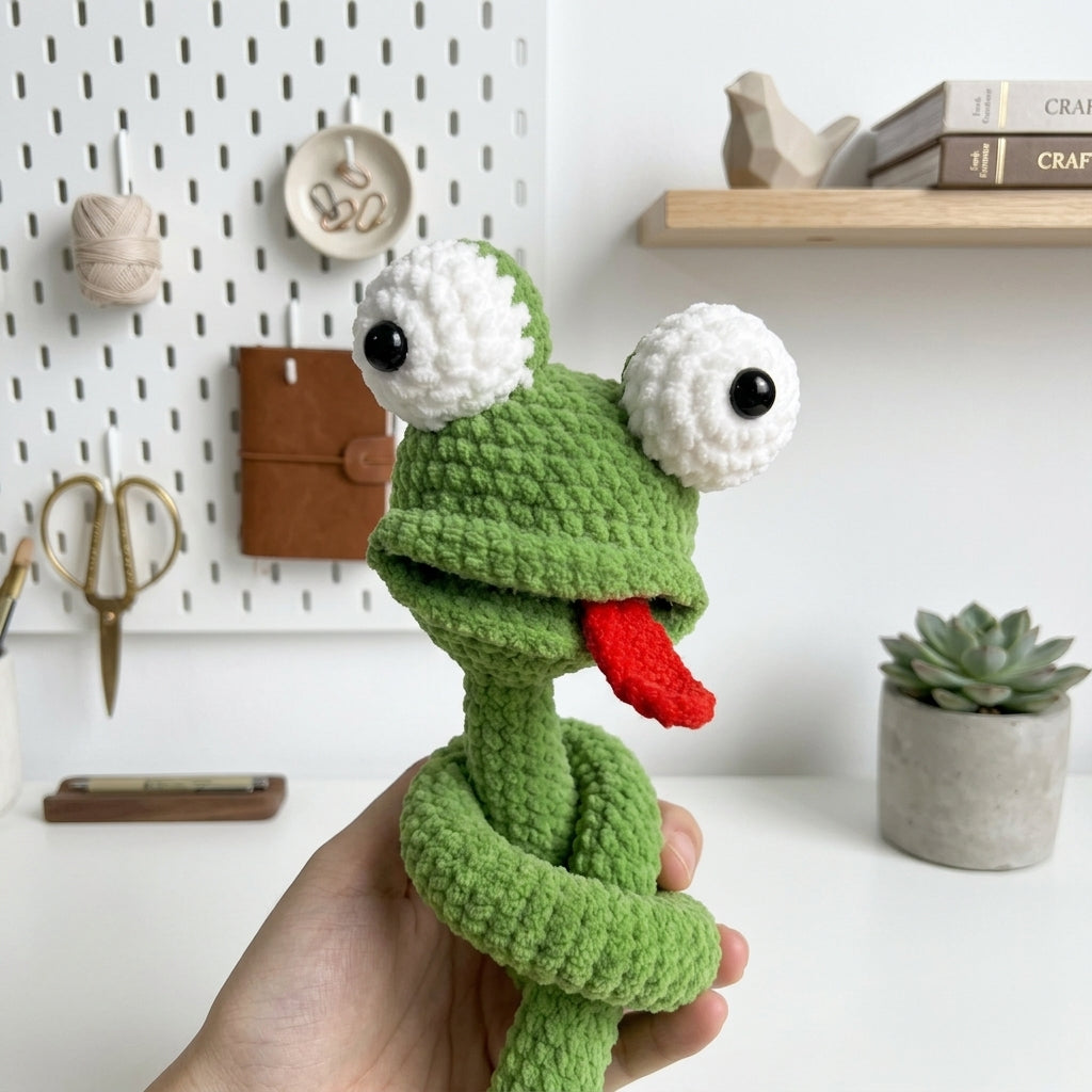 Long Neck Animal Crochet Pattern Bundle PDF, Pig Frog Giraffe Sheep Duck Amigurumi, Funny Stuffed Animal Patterns, Digital Download