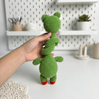 Long Neck Animal Crochet Pattern Bundle PDF, Pig Frog Giraffe Sheep Duck Amigurumi, Funny Stuffed Animal Patterns, Digital Download