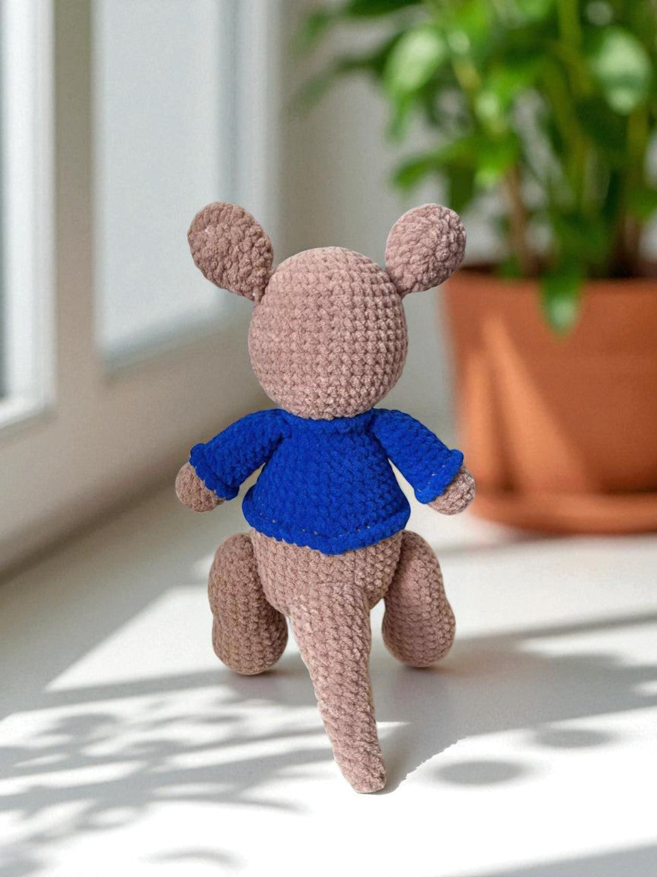 Cute Kangaroo Crochet Pattern PDF, Amigurumi Kangaroo Toy, Plush Roo Pattern