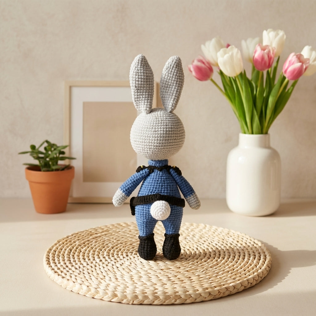 Nick & Judy Crochet Pattern Bundle, Fox and Rabbit Amigurumi PDF, Inspired Animal Crochet Pattern Set