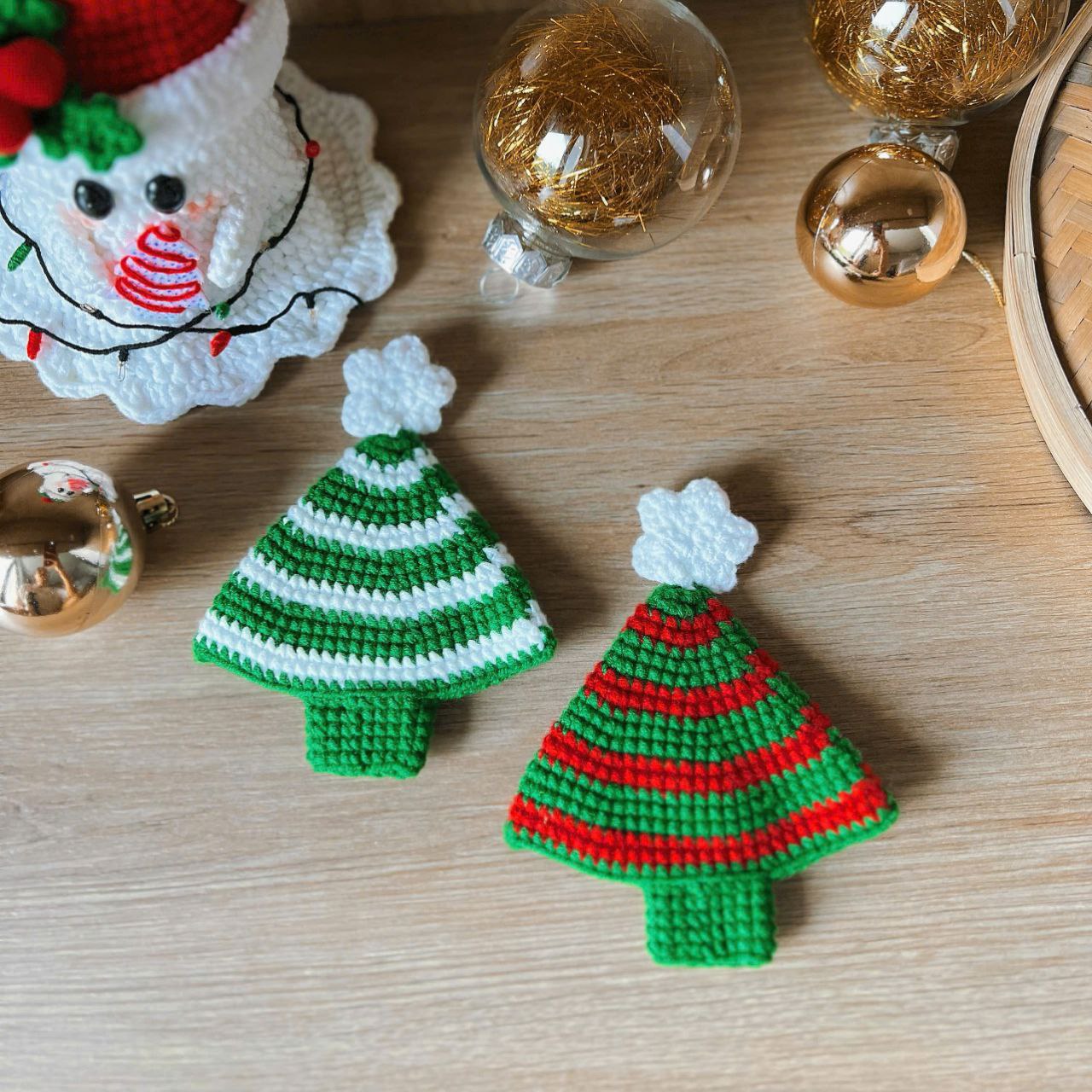 Christmas Tree Crochet Pattern PDF, Crochet Christmas Decor Pattern