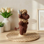 Rustic Highland Cow Crochet Pattern PDF, Cute Cow Amigurumi Pattern, Farm Animal Plush Tutorial